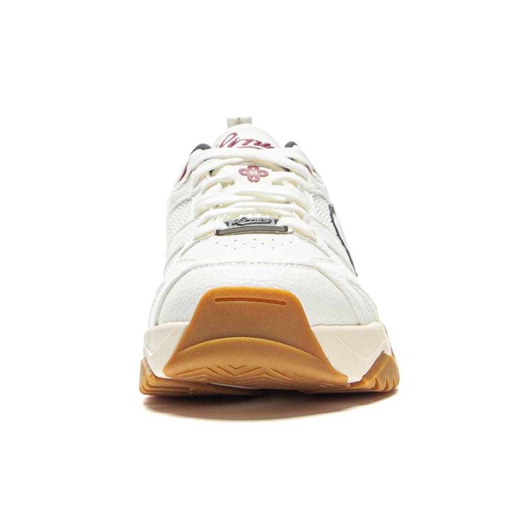 New LiNing Tianji 3 Slip Resistant Cushioning Abrasion Resistant Lightweight Low Top Skateboard Shoes Men's White Red AGCV085-5