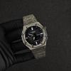 Casio Специальная коллекция GA2100 Кварцевый механизм Стальной ремешок Часы Унисекс Черный циферблат GA-2100SKE-7A(Часы1--)