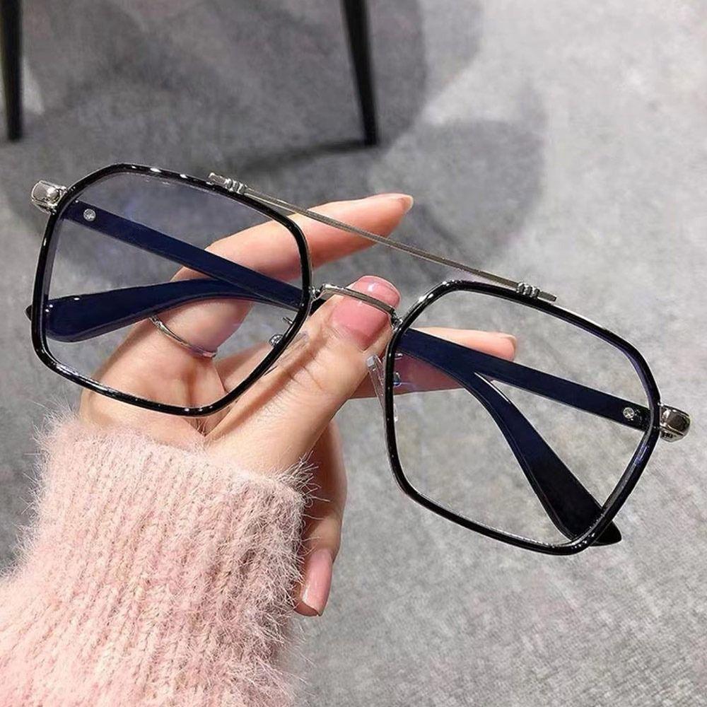 Portable Blue Ray Blocking Anti-Blue Light Glasses Ultralight Eye Protection Computer Goggles Metal Frame Eyewear Men Women