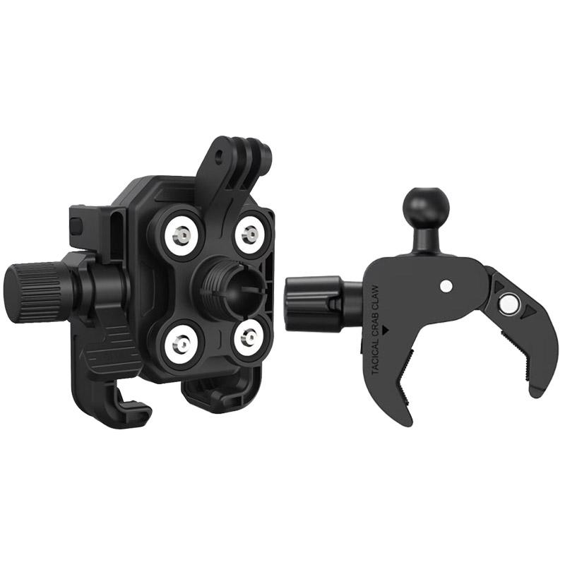 2026 New Anti-Vibration 2-in-1 Portable Bike Phone Mount Action Camera Bracket 360 Rotatable Handlebar Phone Holder Shockproof