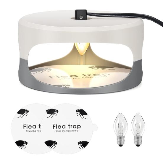 1 комплект светильника от блох, нерадиационный, слабый ночник, простое управление, защита от комаров, Plug and Play, малошумная лампа-ловушка для комаров, канцелярские товары