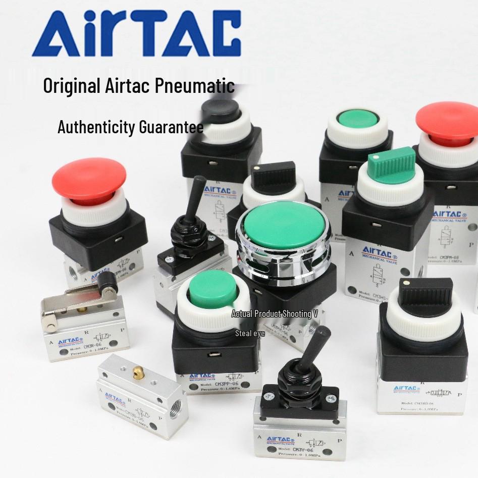 Механический селекторный кнопочный клапан AirTAC серии CM3PL