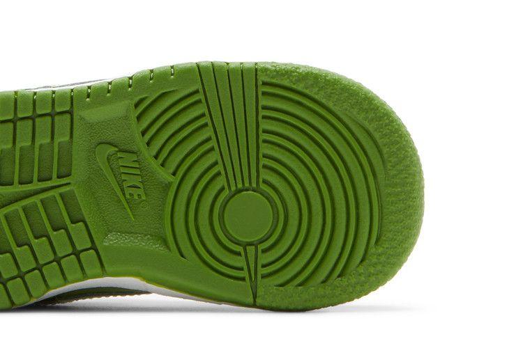 Детские кроссовки Nike Dunk Low Chlorophyll (PS) Хлорофилл/Белый-Ярко-Зеленый