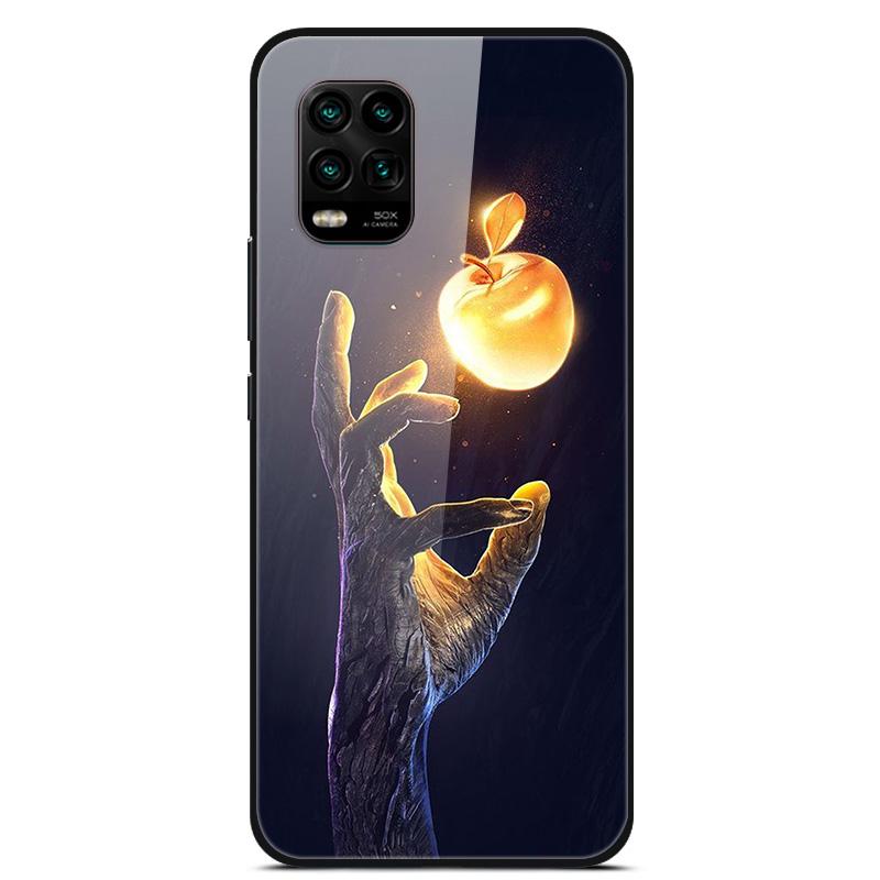 For Xiaomi Mi 10 Lite 5G Case Tempered Glass Hard Back Cover For Xiaomi Mi 10 10T Lite Pro Case Fundas For Xiaomi mi10 Lite Capa