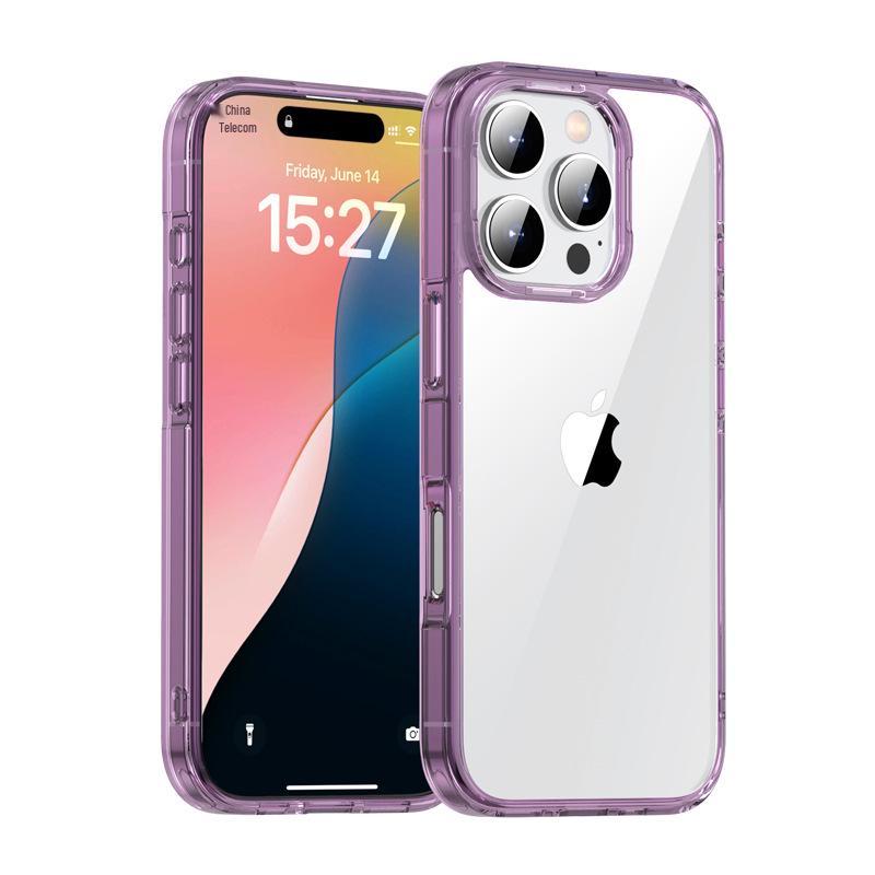 iPhone 16 Pro/Max Transparent Anti-Drop Protective Case with New 2.0 Thickness