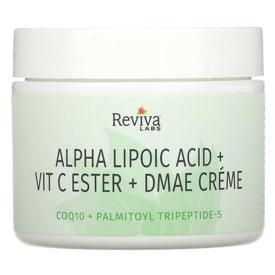 Крем с альфа-липоевой кислотой, эфиром витамина C и ДМАЭ, 2 унции (55 г)