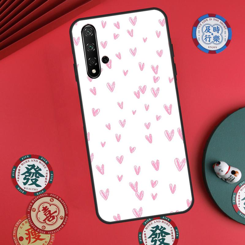 Сердечки Мультяшные Девочки Для Huawei Nova 5T 10 9 SE 7i 8i 11i 12i Y73 Y90 Y70 Y72 Y61 Y91 P60 Pro P30 P40 Lite Чехол