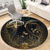 1pc Jellyfish Marine Life Chair Carpet for Office, , Non-slip carpet, Very suitable for offices, farmhouses,Outdoor carpet yy251120014