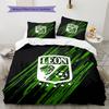 Постельное белье с узором Leon FC, Декор для дома, Подарок на день рождения (1 пододеяльник + 2 наволочки, без наполнителя)