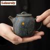 160 мл ретро бронзовый чайник Galze японский старый глиняный горшок винтажный чайник для заваривания чая с заварником китайский чай для чайных украшений