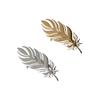 Trend Feather Pin Metal Suit Collar Brooch Clothing Accessories Tree of Life Badge Men/Women
