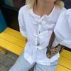 Модная ажурная рубашка с леопардовым принтом, женские повседневные однобортные топы с круглым вырезом и короткими рукавами, шикарная женская уличная одежда