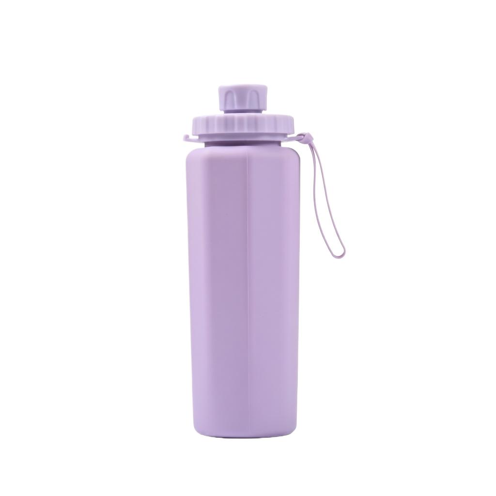 Reusable Water Bottle with Leakproof Cap Wide Mouth BPA Free Plastic Sports Drinking Container for Outdoor Activities School Gym Travel