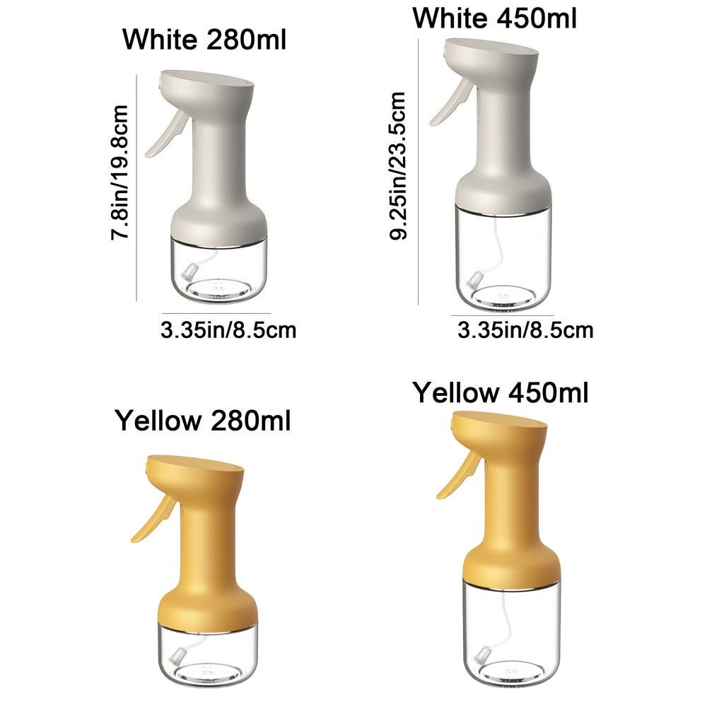 280/450ml Atomized Oil Spray Press Cooking Spray Bottle Practical Oil Dispenser BBQ