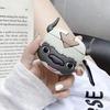 Защитный чехол для наушников Мягкий противоударный мультяшный Caw Anime Avatar Appa Bluetooth-совместимая гарнитура Силиконовый чехол с карабином для AirPods 1/2/Pro