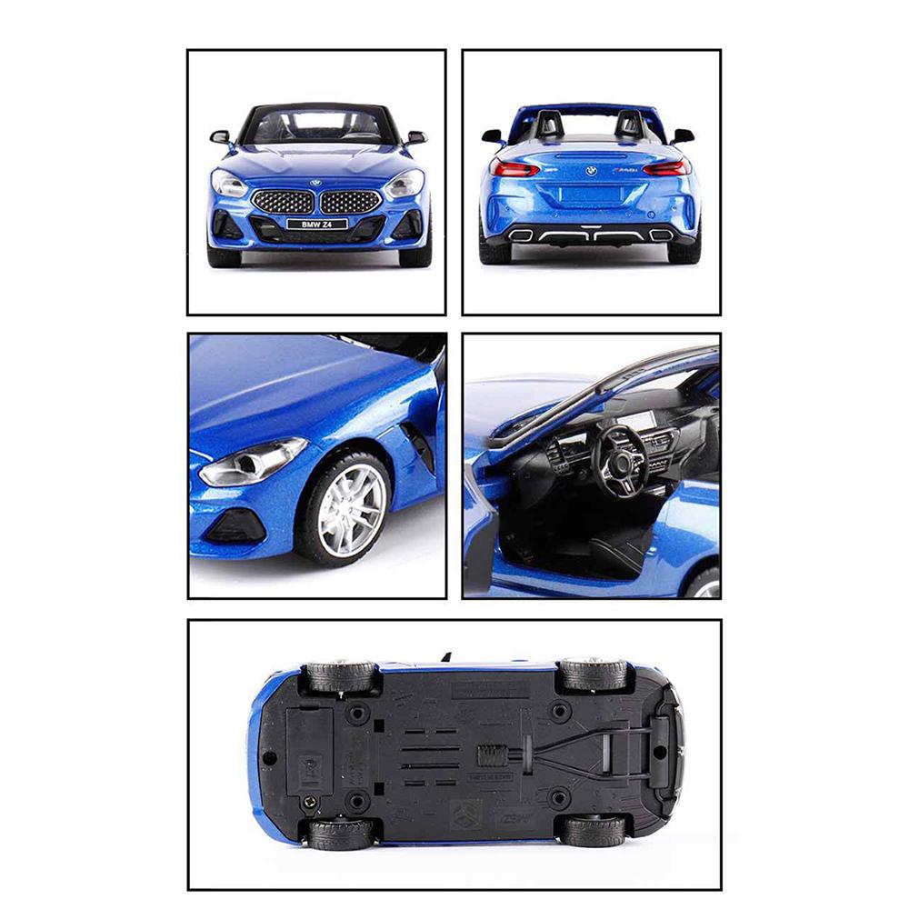 Масштаб 1/30 BMW Z4 M40i Кабриолет Модель автомобиля Литой игрушечный автомобиль Подарочная коллекция