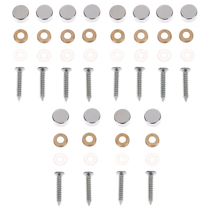 12 комплектов болтов, крепление, стойки, крепления для рекламы, 10-18 мм, декоративные зеркальные гвозди, наборы заглушек для винтов