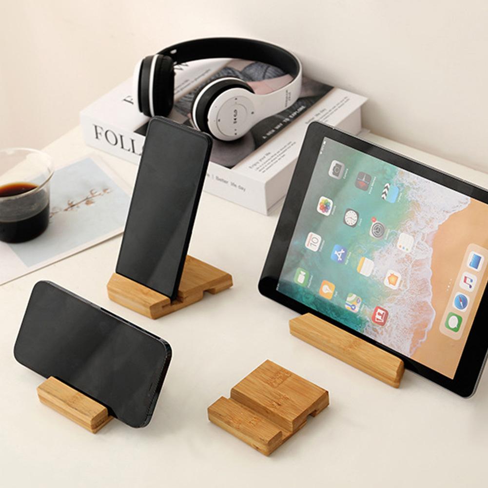 Wooden Desktop Phone Holder Lazy Phone Stand Smartphone Charging Stand Lazy Phone Bracket Mobilephone Support Tablet Stand