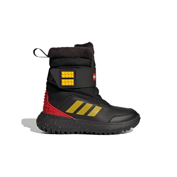 LEGO x Adidas WINTERPLAY Нескользящие, Износостойкие, Термо детские ботинки Черный Красный Желтый Детские GW4420