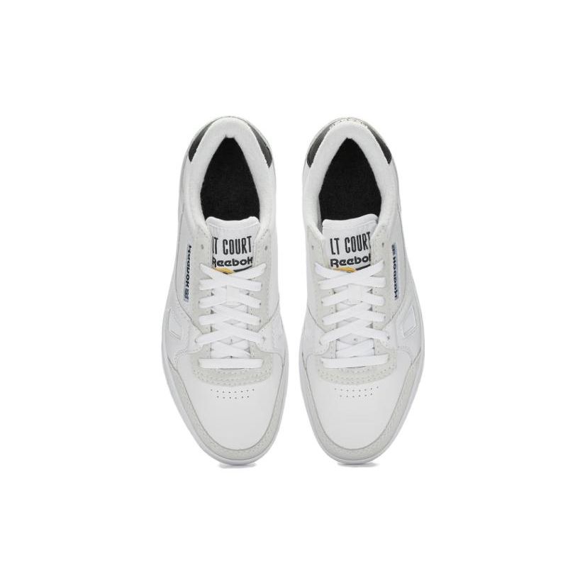 Reebok Кроссовки унисекс LT Court White Black Team-Yellow 100033445