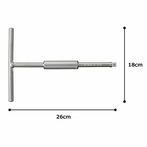 TONE Speed ??T-Handle 203, 9.5mm (3/8") Drive