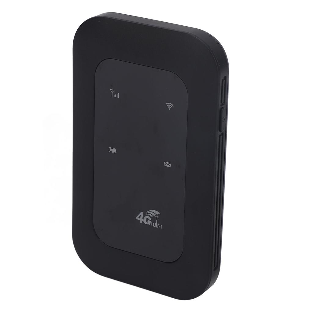 4G LTE Portable WiFi Router with Micro SIM Card Slot 10 Users Mobile WiFi Hotspot Router for Asia Southeast Asia Africa Middle East Black