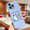 Для iPhone 16 15 Samsung S23 S22 A13 A23 A52 A33 Huawei Honor Xiaomi Redmi OPPO Vivo Happy Cute Dog Cat Design Hard Full Lens Protective Cartoon Case