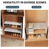 1Pc Shoe Organizer for Shoe Cabinets, Expandable Storage Compartment, Expandable Shoe Rack, Adjustable Closet Storage Organizer