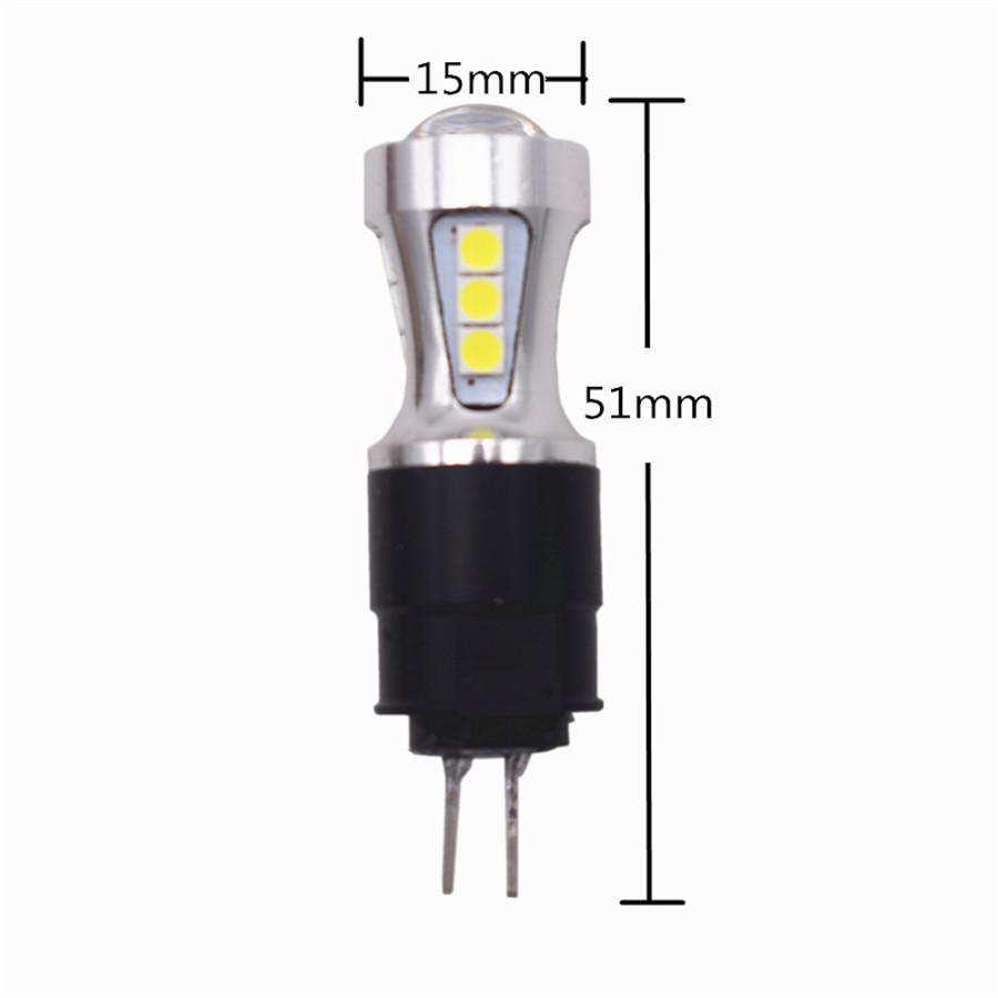 2 шт. G4 Hp24w LED 12V Белый 3030 18SMD светодиод Для Citroen c5 и peugeot 3008 светодиодные ДХО Дневные ходовые огни