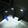 USB Rechargeable Reading Book Light With Detachable Flexible Clip Portable Lamp Kindle eBook Readers Night Light