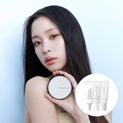 Jeong Saem Mool Essential Skin Nude Cushion (Пополнение включено) (Крем Wave 5 мл + Ампула 5 мл + Подготавливающий праймер 5 мл Бесплатно)