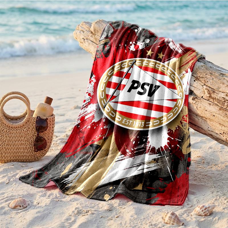 PSV Eindhoven FC Print Microfiber Beach Towel Quick Dry Absorbent Large Towel For Beach Swimming Travel