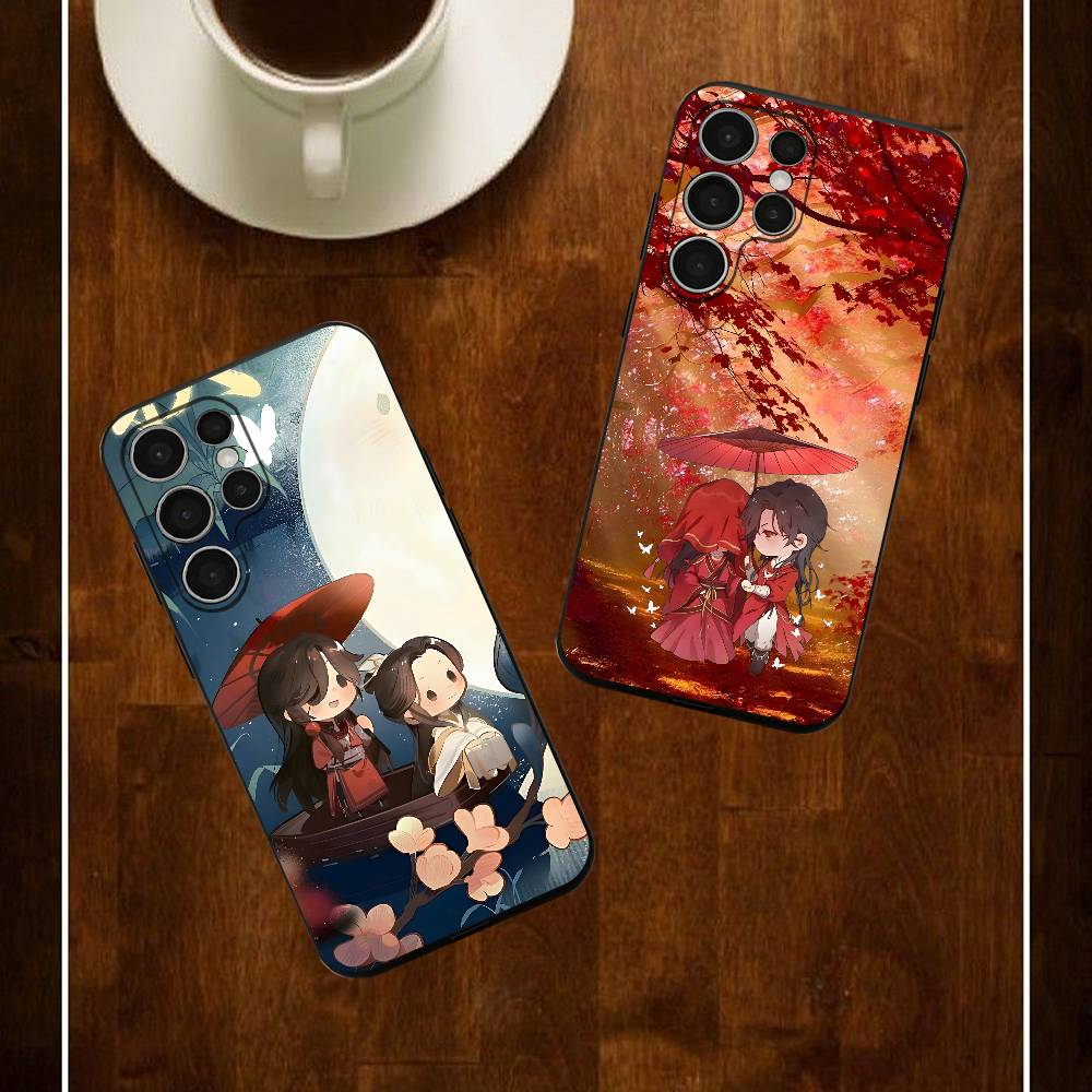 Силиконовый чехол с рисунком Тянь Гуань Ци Фу Хуа Чэн Се Лянь для Samsung S25 24 23 22 21 20 Plus Ultra 5G Lite Ударопрочный чехол