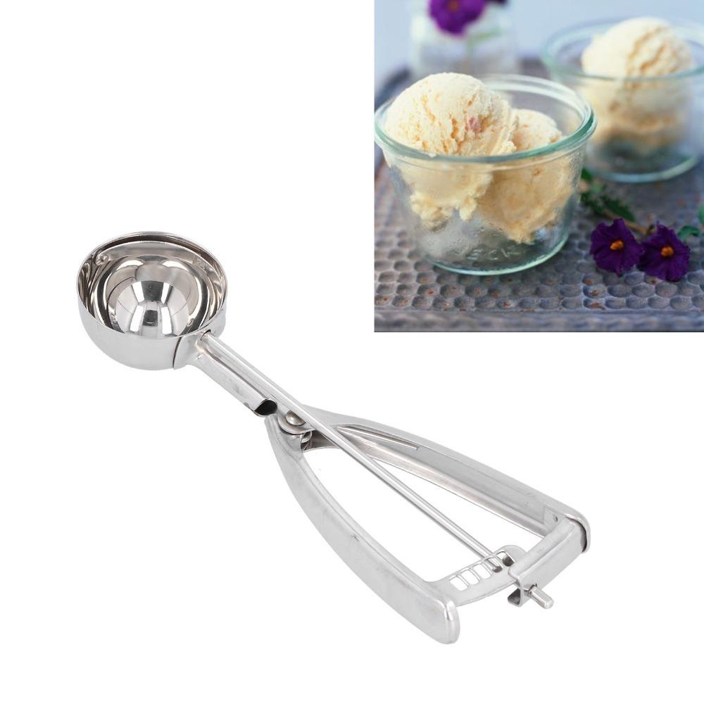 4/5/6 CM Diameter Ice Cream Ball Spoon Trigger Release Fruit Digging Spoon For Home