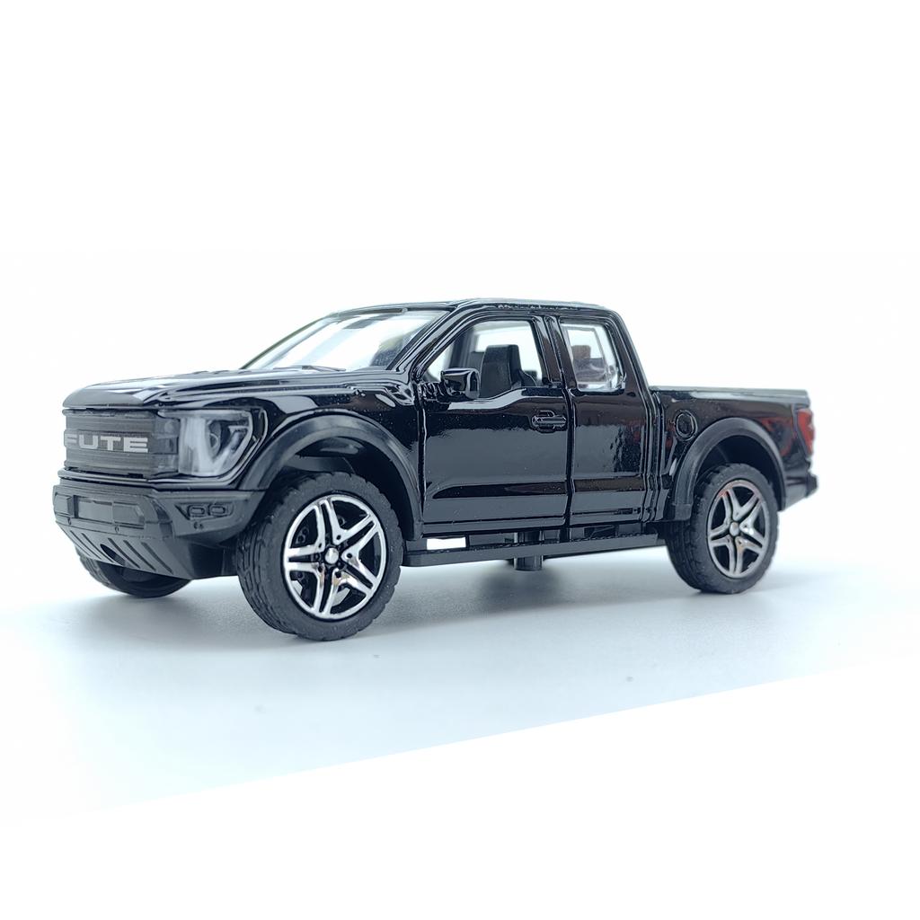 LLKD4 Alloy simulated Ford pickup truck model, children's toy car, car model ornament