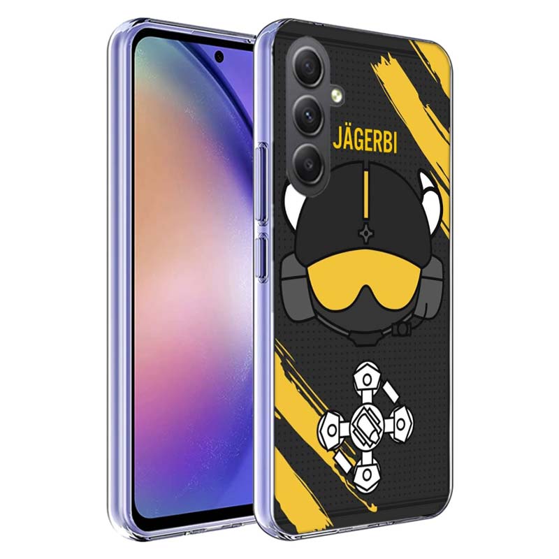 Игровой чехол для телефона Rainbow S-Six S-Siege для Samsung A17 A37 A57 A07 A16 A26 A36 A56 A06 A02S A12 A22 A32 A52S A04S A14 A24 A34 A54