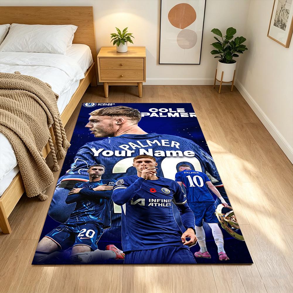 Chelsea Fc Football Player Customize Text Floor Mat Perfect for Foyer Entryway Dining Room Balcony Antislip Carpet Office home decor