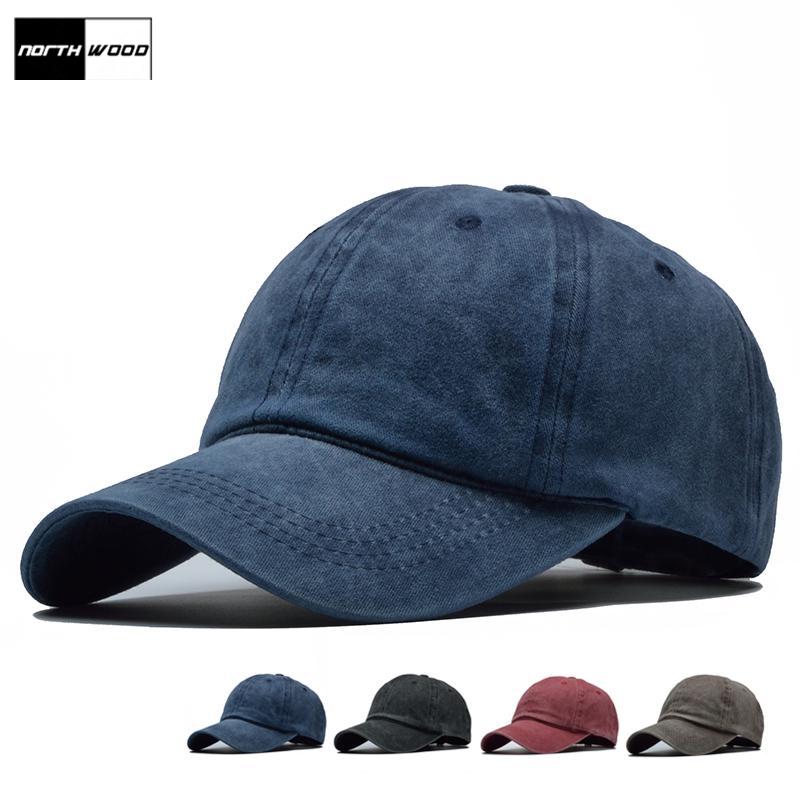 Northwood Однотонная мытая бейсболка унисекс, кепки Snapback в стиле хип-хоп, кепки для папы, кепки дальнобойщика