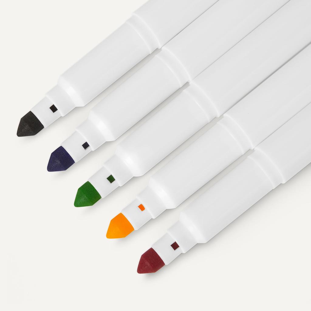 Amazon Basics Экстратонкий водосмываемый маркер Набор разноцветных ручек, 40,