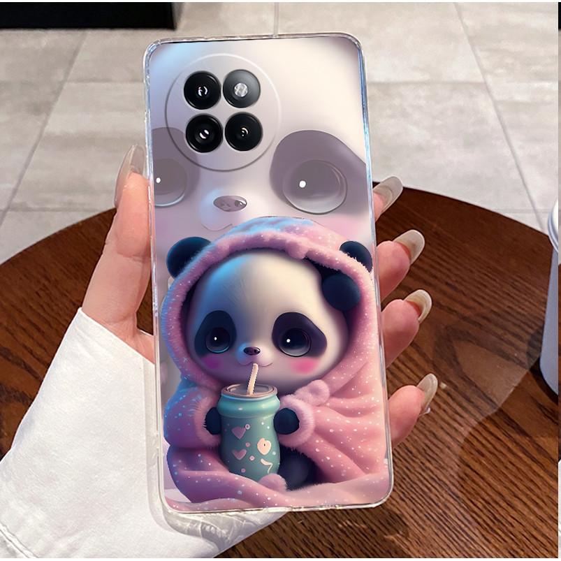 For Xiaomi Civi 4 Pro Case Clear Luxury Cute Love Rabbit Funny TPU Soft Silicone Back Cover For Xiaomi 14 Civi 4Pro Phone Case