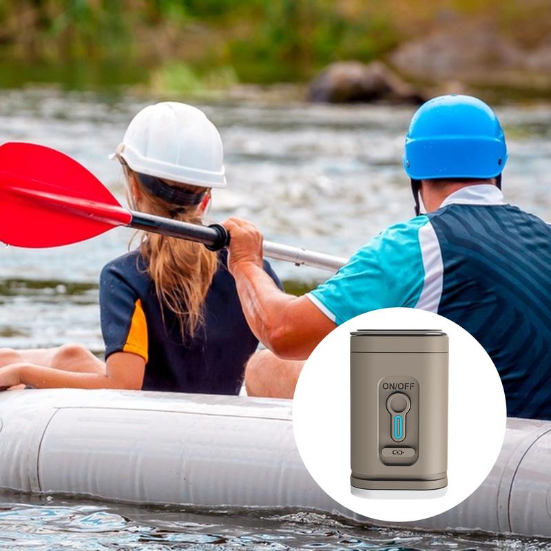 Беспроводной воздушный насос, уличный мини-надувной насос с фонарем для кемпинга, интерфейс типа C, воздушный компрессор для воздушных диванов, матрасов, воздуха и воды