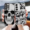 Четыре жутких узора с черепами Чехол-футляр для телефона для Samsung Galaxy A14 A04 A54 A34 A73 A13 A23 A51 A24 A52 A16 A06 A33 A50 A07