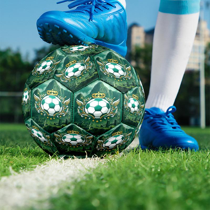 Club Santos Laguna Print Size 5 Soccer Ball, PU Wear Resistant Football for Match Training and Daily Practice, Birthday Gift for Soccer Fans