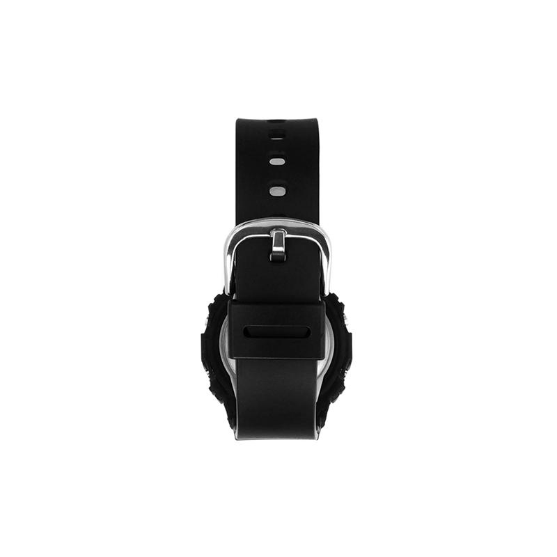 Casio CASIO Серия BABY-G Арт Граффити Маленькие Квадратные Часы Кварцевый Механизм Ремешок из Смолы Японские и Корейские Часы Женские Часы Черный Циферблат BGD-560SK-1