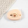 1 Piece Mini Cartoon Utility Knife Beige Coffee Color Bear Cat Paw Rabbit Box Cutter for Student Potable Scrapbook Paper Cutter
