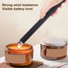 Plasma Lighter Candle Lighter Windproof Flameless Electric Lighter with LED Power Display and Safety Switch