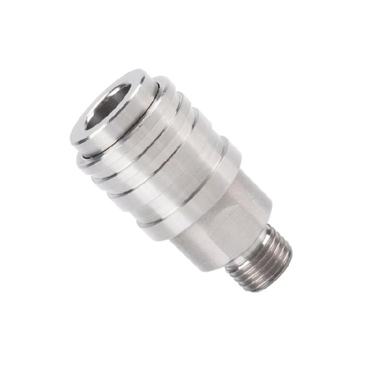 Набор быстроразъемных соединителей из нержавеющей стали 1/4" с самоблокировкой для моек высокого давления