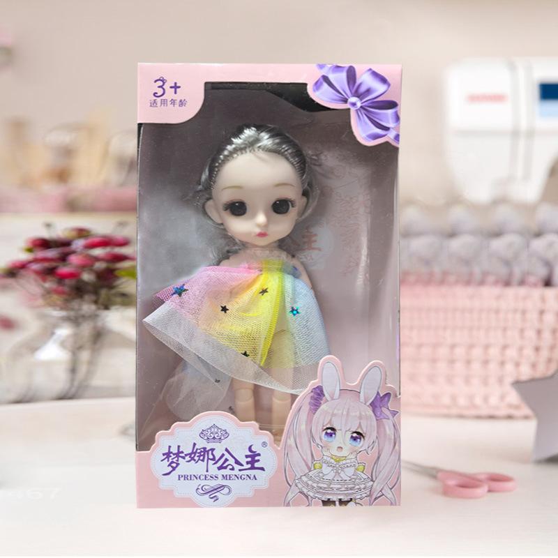 Супер милая 13-суставная кукла-трансформер в костюме принцессы 17 см Bobby Girl игрушка в подарок