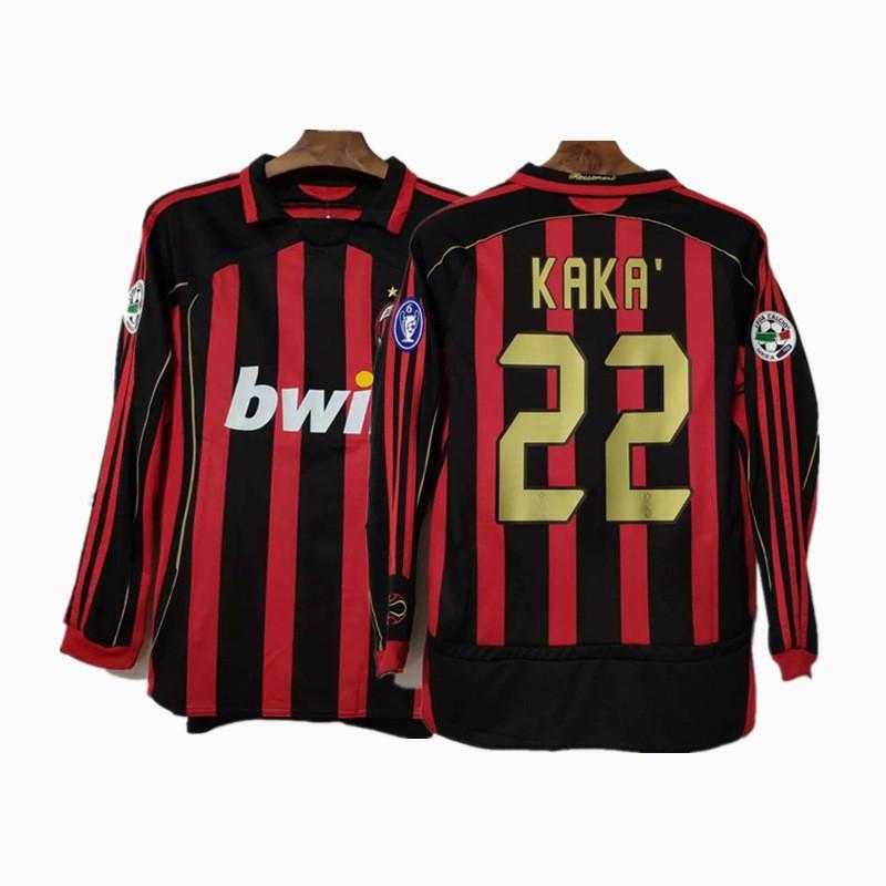 Retro Football Jersey Long Sleeve Soccer Shirt Men Women Sports Training Cycling