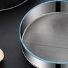 Round Flour Sieve Silver Handhold Strainer Sifters Durable Flour Sifting Sieve  Baking Tool